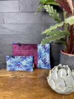 Zestaw kosmetyczek NIEBIESKIE LIŚCIE