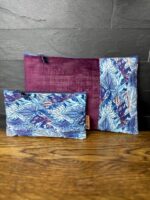 Zestaw kosmetyczek NIEBIESKIE LIŚCIE