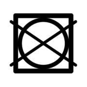 ikona - nie suszyć w suszarce