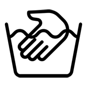 ikona - prać ręcznie