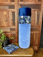 Duży wałek OGRÓD Z PTAKAMI GRANAT