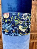 Duży wałek OGRÓD Z PTAKAMI GRANAT