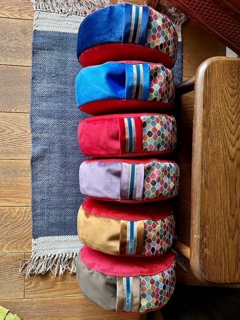 Komplet Zafu 6 sztuk plastry miodu