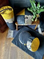 Duży wałek CZARNY ORNAMENT