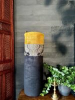 Duży wałek CZARNY ORNAMENT