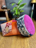 Ojami PERU czerwono-pomarańczowe