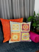 Poduszka  Bonto ze srebrem 50/50 cm