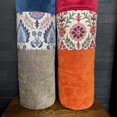 Duży wałek Folky RED /BLUE