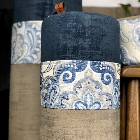 Duży wałek Niebieski ORNAMENT