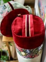 Duży wałek  Bolster Jesienne Liście bordo