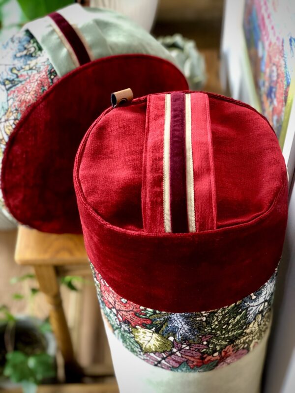 Duży wałek  Bolster Jesienne Liście bordo